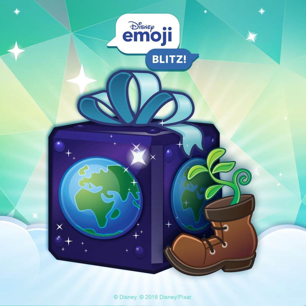 disneyemoji's tweet photo. On #EarthDay and everyday, plant the seeds for a brighter future. 🌱 Launch your game today to receive a WALL·E or EVE emoji, and tell us who you got in the comments below! 🌏 https://t.co/eeysfvNXbR