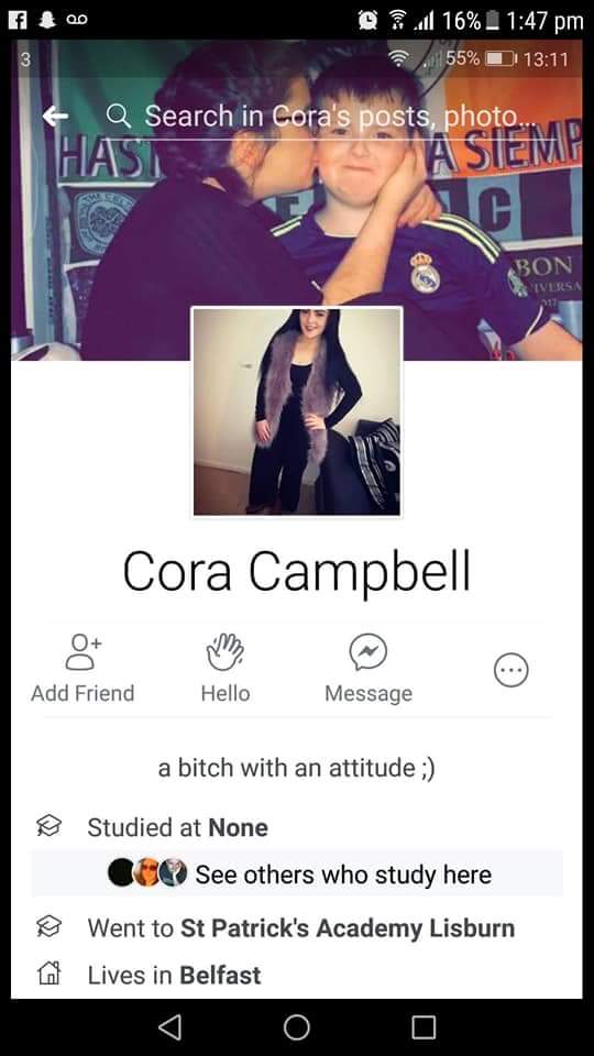 niallant3's tweet photo. #williammanners #coracampbell #courtneychapman #scumbags #thugs #NorthernIreland #bangor #bangorni #bangorcodown #bangorcountydown #assault #mla #Attack https://t.co/0SwzTFjQ37