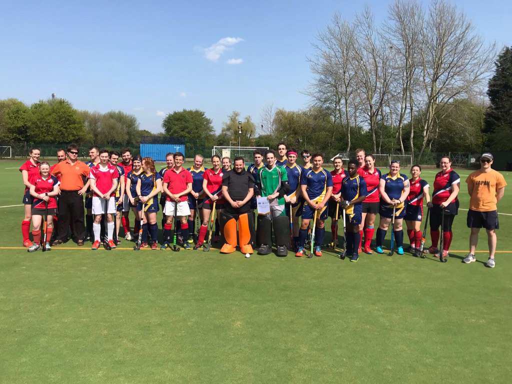 Thanks to @cchcuk for a fantastic hockey match in the ☀️ It was very close! #TownVGown #25Anniversary