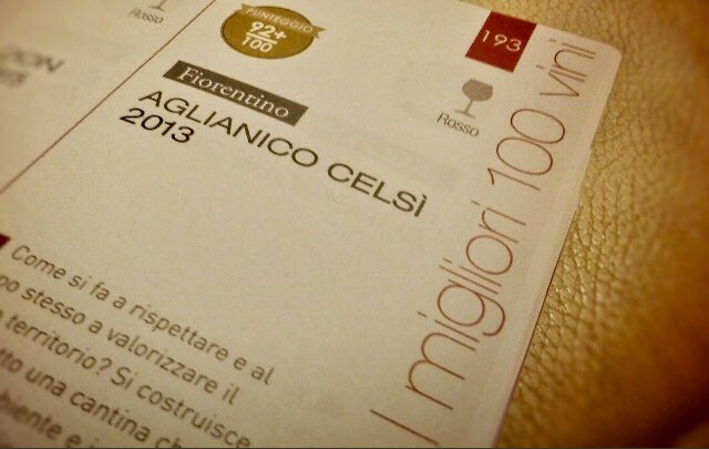 Aglianico Celsì 2013.
<a href="/fiorentinowines/">Fiorentino Wines</a>