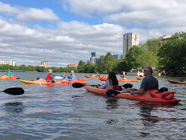 nsplaine's tweet image. #buildpoint18  Kayak Outing followed by BBQ @CoopersOldTime Pit BBQ