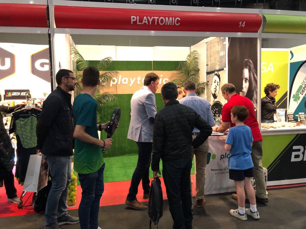 playtomic_'s tweet photo. “La recompensa del trabajo bien hecho es la oportunidad de hacer más trabajo bien hecho” 💪🏼 Gracias por vuestra confianza🎾, nos gusta lo que hacemos #expodepor #IFEMA #playtomic #app #web #reserva #pista #padel #tenis #iOS #Android #juego https://t.co/59WD5THGk8
