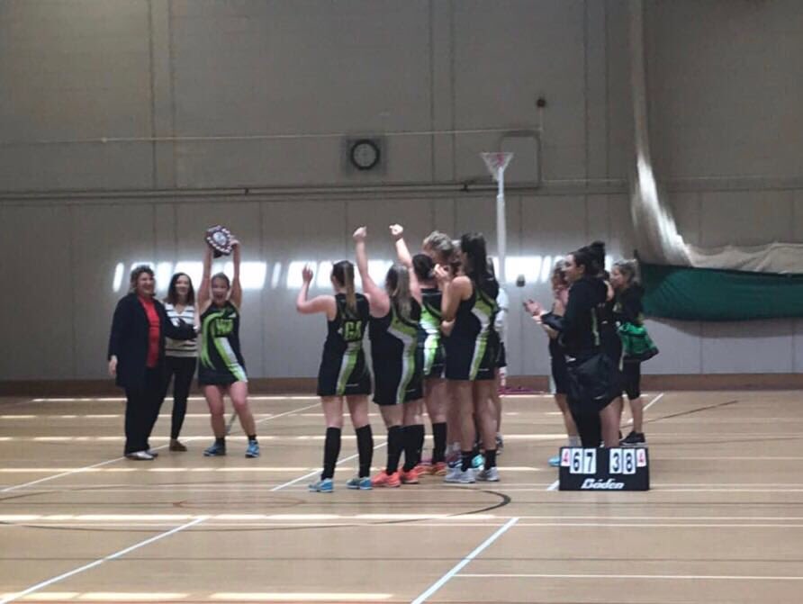 That winning feeling 🙌🏼 Div 1 team won 67-38 against Jersey Convent. Prem team unfortunately lost 59-66. Great games for both teams 💚