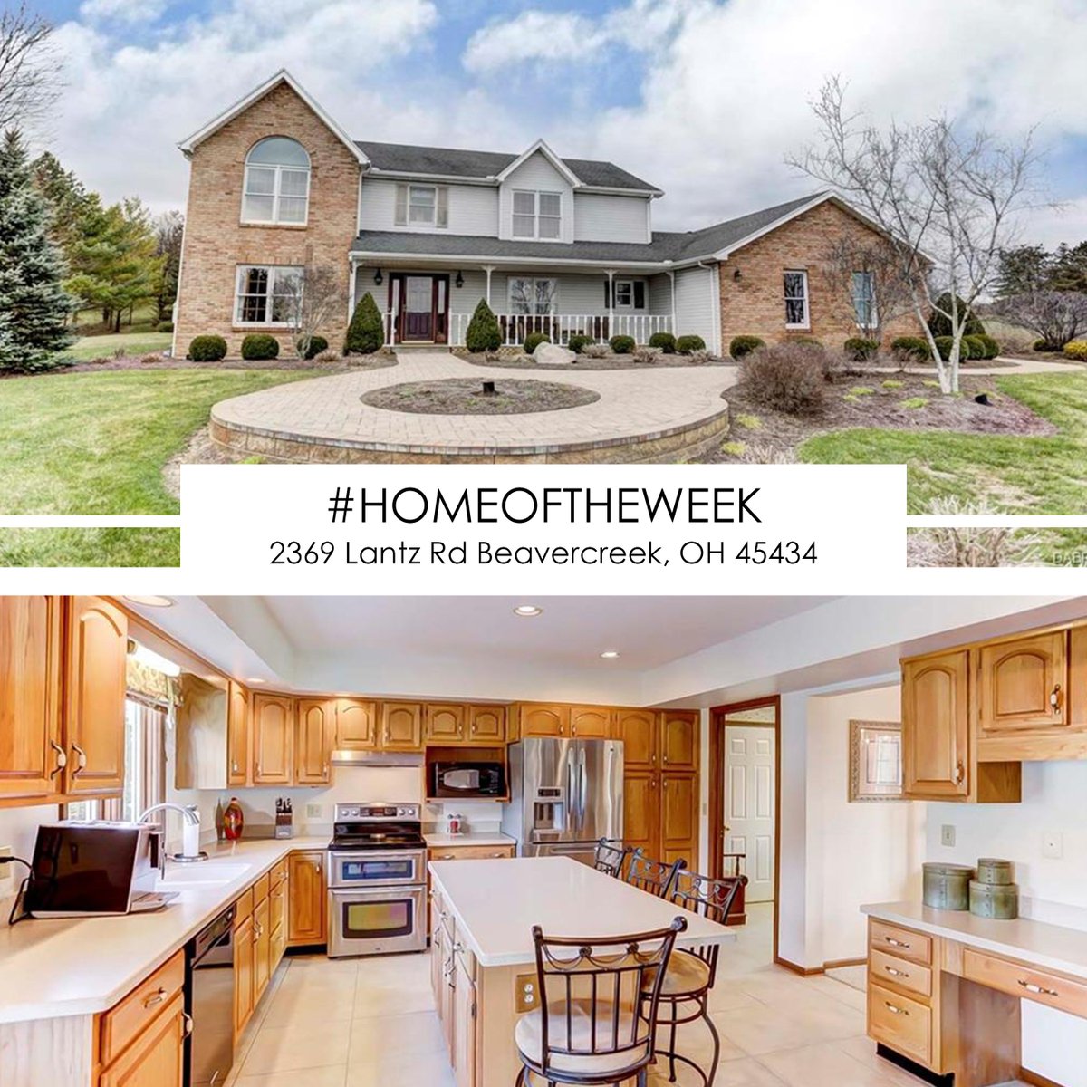 homewithcb's tweet photo. #HomeoftheWeek Welcome to 2369 Lantz Rd, listed by Rita Beck and featured in today's @daytondailynews #HomesPlus section. This Beavercreek home is a must see and in PRIME location, close to shopping, schools, US 35, I-675, WPAFB, & WSU. See for yourself!! https://t.co/yvly8APoL4 https://t.co/mBwkfFL108