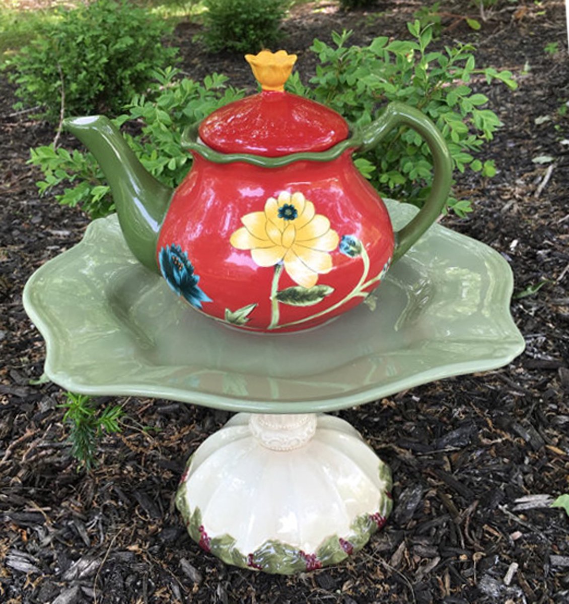 Supplyside On Twitter Cottage Garden Art Teapot Whimsy Bird