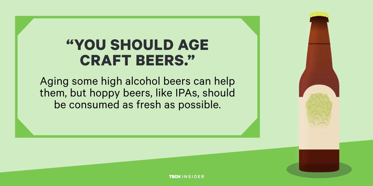 beertrekkie's tweet photo. BEER MYTH DEBUNKED

MYTH: You should age #craftbeer.

TRUTH: Drink IPAs and other hoppy beers fresh for best taste! 

#beermyth #Infographic https://t.co/GKkv0kwGVV