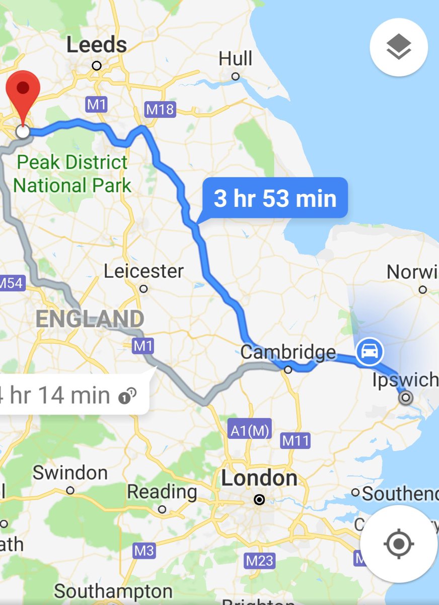 _LittleMatt_'s tweet photo. With result going way of @IpswichHoops Women last w/e and the U16B & U16G this w/e...these routes will be busy over the next 2 weekends with players staff & supporters heading to National Basketball Performance Centre Manchester for @NBLengland Finals #bluearmy #repeatvisitors https://t.co/pgeErw6BMf