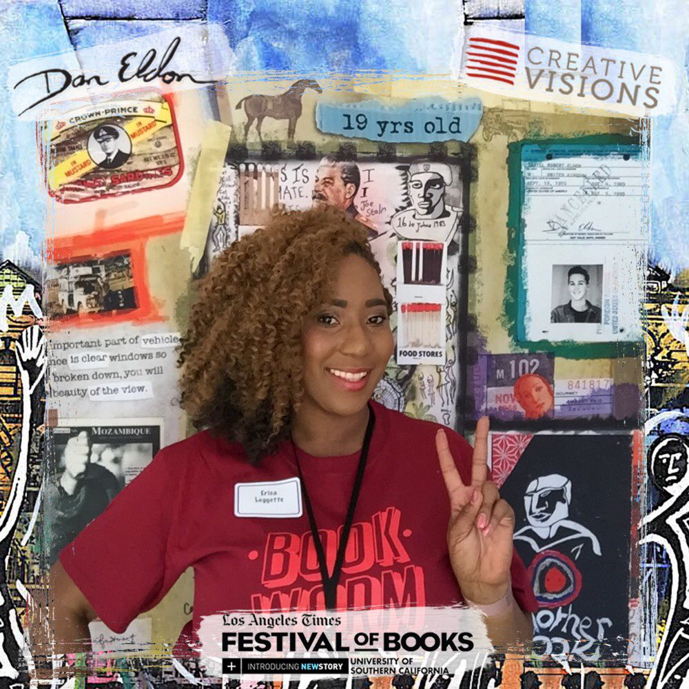 libraryqueene's tweet photo. #bookworm shenanigans before I get to work #BookFest #festivalofbooks #USC #daneldon @creativevisionfoundation https://t.co/IRUwfVbBmR