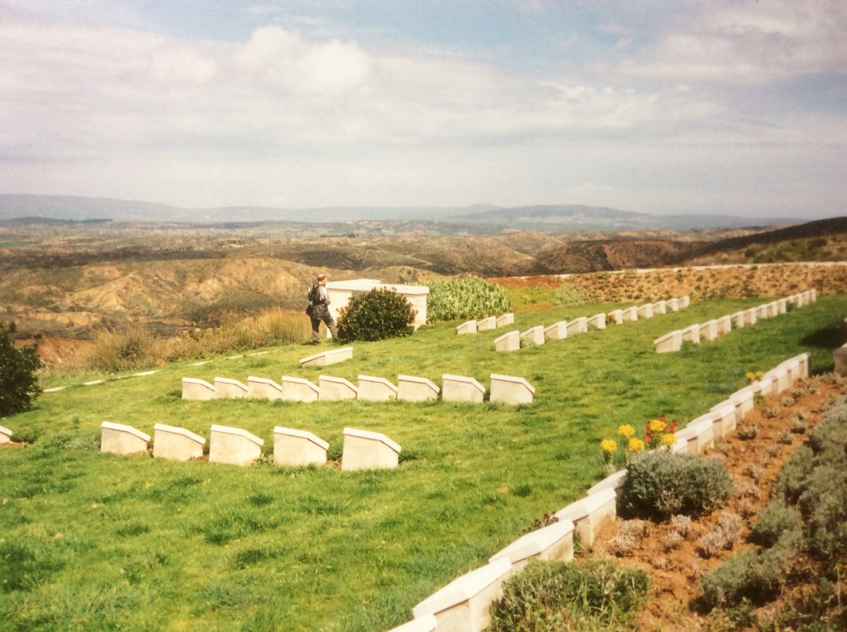 Gallipoli 1996: Shrapnel Valley Cemetery, Shrapnel Valley,  Razor Edge and Walkers Ridge Cemetery.