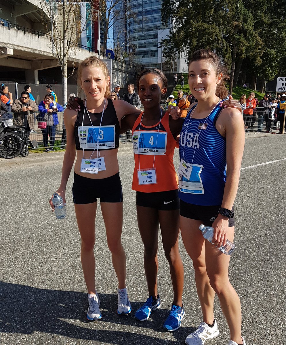 AthIllustrated's tweet photo. Finish line candids at @VancouverSunRun with @SportstatsWest @robbiedxc @bg_gregg @lyndsay_tessier @Dangerous_Cliff Emma Bates #VanSunRun #welldone https://t.co/TDzp0N01Hi