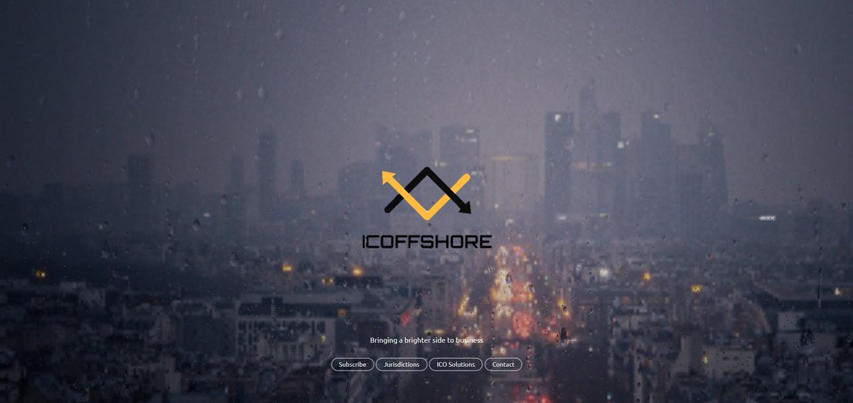 Icoffshore offer the best solutions to your offshore needs. We offer All-In-One ICO Solutions including KYC/AML, Company Formations &amp; Banking.  We support the blockchain industry and ensure protection and privacy.

icoffshore.host

#cryptocurrency #btc  #business #ICO