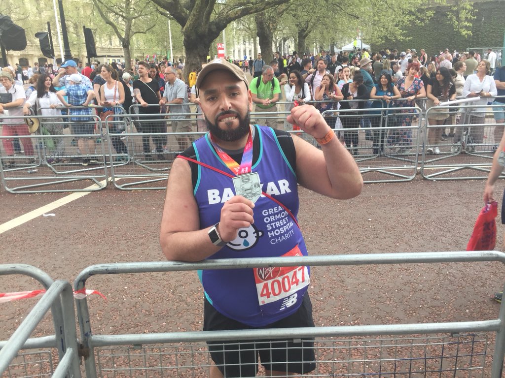 #RunBakkarRun #londonmarathon2018 <a href="/LondonMarathon/">TCS London Marathon</a>