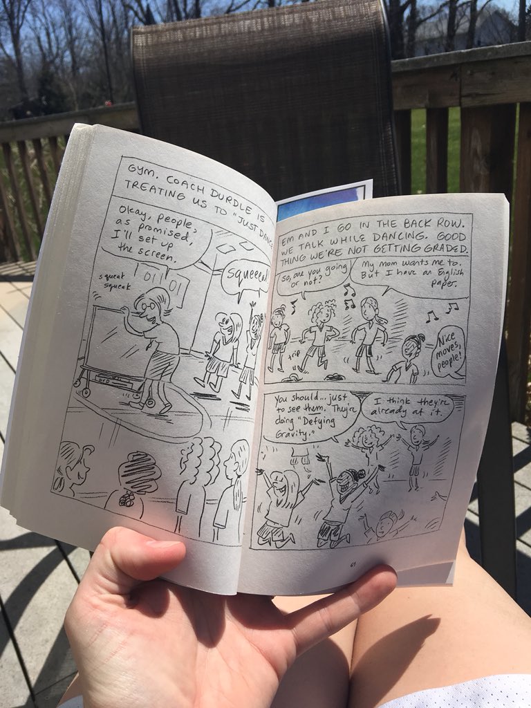 Warm sunny days are perfect for reading outside! Loving the relatable, humorous, characters in <a href="/terrilibenson/">Terrilibenson</a> ‘s newest book #PositivelyIzzy @BalzerandBray <a href="/HarperCollins/">HarperCollins</a> #BookPosse I’ll be finishing this one today! 📖❤️
