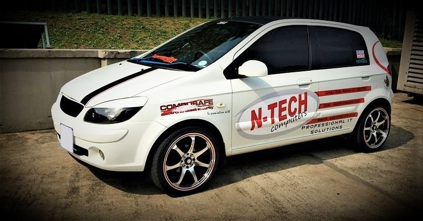 NTechComputers's tweet photo. There is an exciting new look coming soon! #watchthisspace #wrap #fresh #dedication #custom #clean #TimeForChange #Hyundai #NTechComputers #GoalSetting #Durban #wewillmissyou https://t.co/TiVRHITzvI