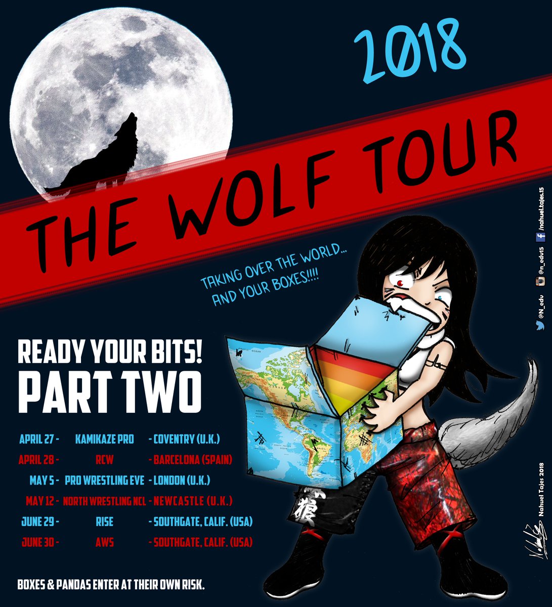 wolfinjapan's tweet photo. weeeeee! next stop @KamikazeProUK in Coventry with @Shannanjii
#buttsbuttsbutts #FEEDTHISFACE #UK #ALLYOURBOXESAREMINE https://t.co/rC3VIuxMJJ