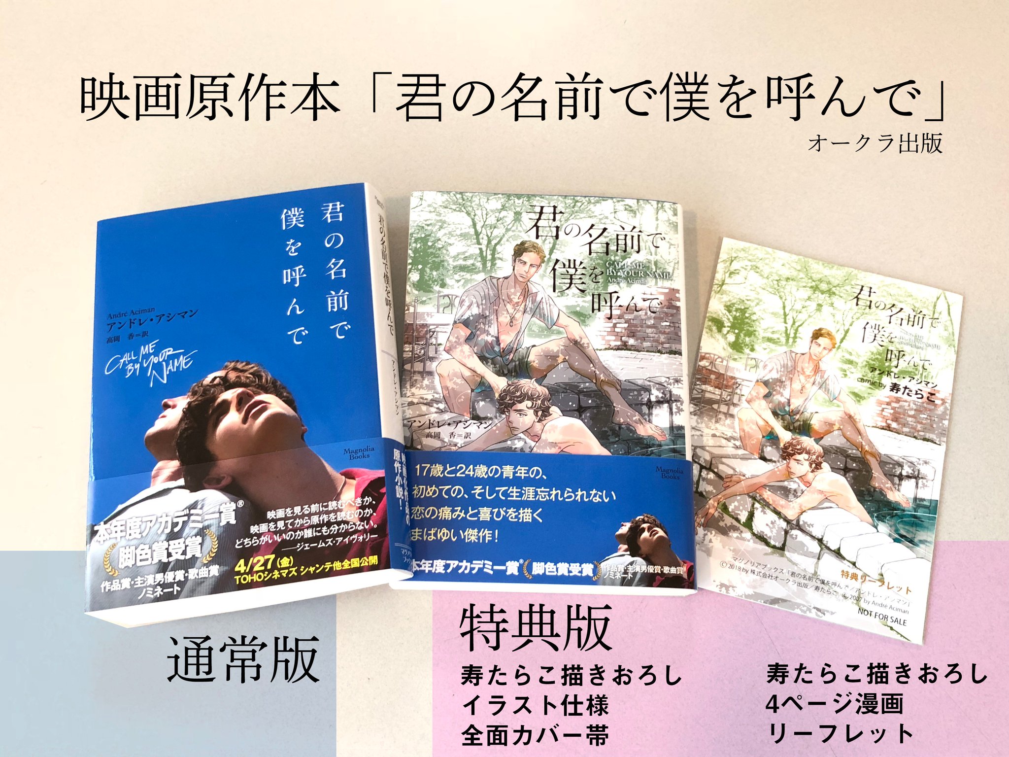 君の名前で僕を呼んで』写真“750点”を盛り込んだ豪華版