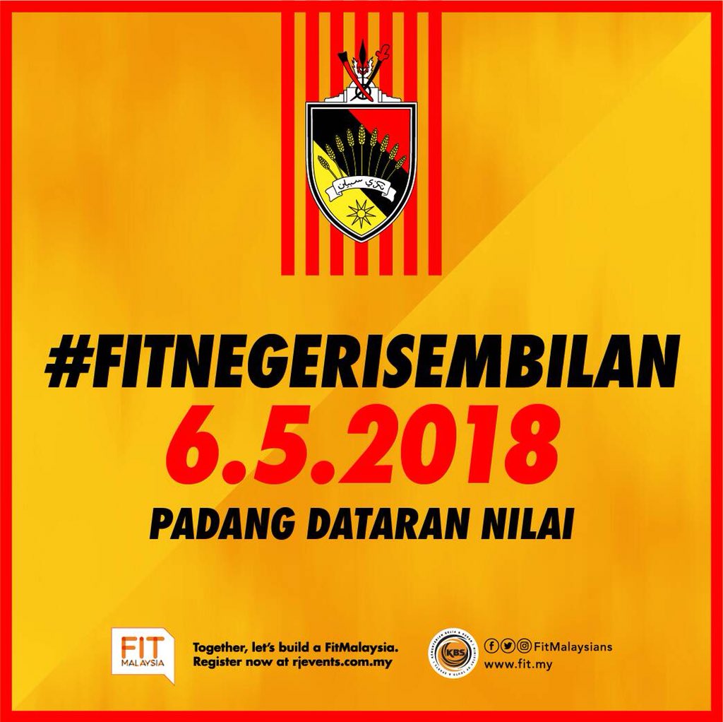 FitMalaysians's tweet photo. Hi everyone! Due to unforeseen circumstances, we have had to change the location of #FitNegeriSembilan. We apologise for the inconvenience but we promise you an AWESOME #FitMalaysia experience if you join us at Padang Dataran Nilai on the 6th of May! https://t.co/rPUicoPxPa