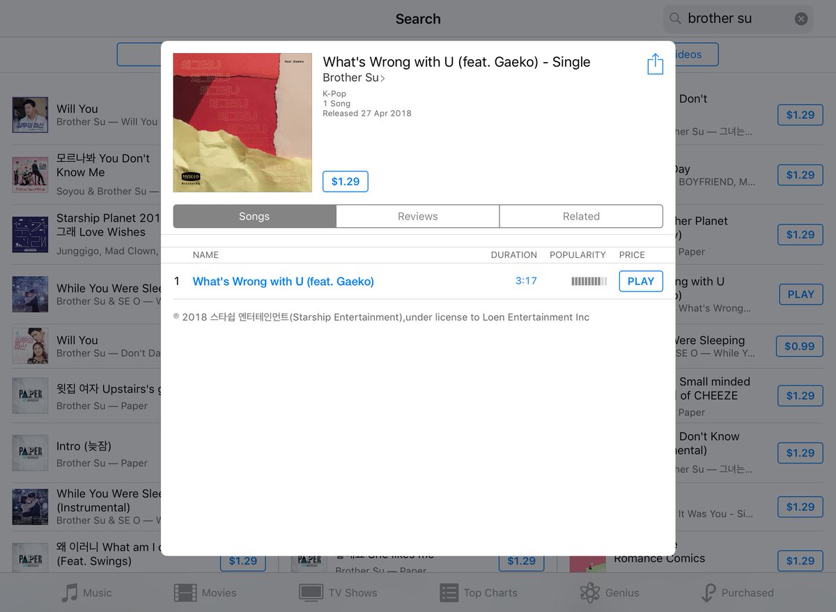 coraofthefuture's tweet photo. I found it on iTunes and it features Gaeko! I knew the rapper sounded familiar 😊
#WhatsWrongWithU
#BrotherSu
#Gaeko https://t.co/QNqPLVSpFs
