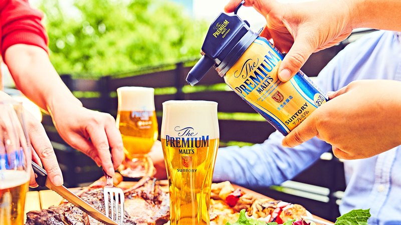 ザ プレミアム モルツ q に 神泡サーバー が大活躍 屋外でも手軽にクリーミーな神泡がつくれちゃう さあ ゴールデンウィーク 神泡 プレモル