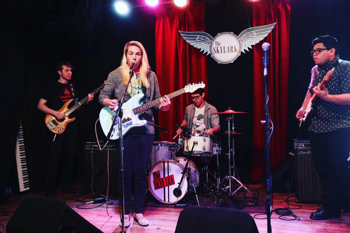 PhoebeKinks's tweet photo. We had a blast playing a set at The Skylark's all ages open mic! https://t.co/UZRwUlSe5I