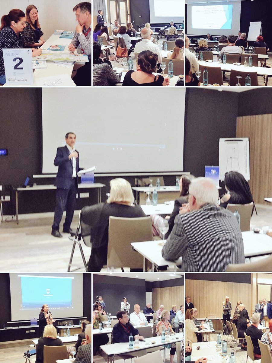 Zebra_carol's tweet photo. Renee Kachler, Turismo y Planificación Costa del Sol did a great host job with Carlos Bendodo Danino, Commercial Director Sol Don Group of Hotels, Laura de Arce Oti G Diaz-Ambrona &amp; #meetandtalkforum Director Mercedes Cid Victoria 
 #costadelsol #visitspain @MeetingsCrew https://t.co/fZj1wyIDrC