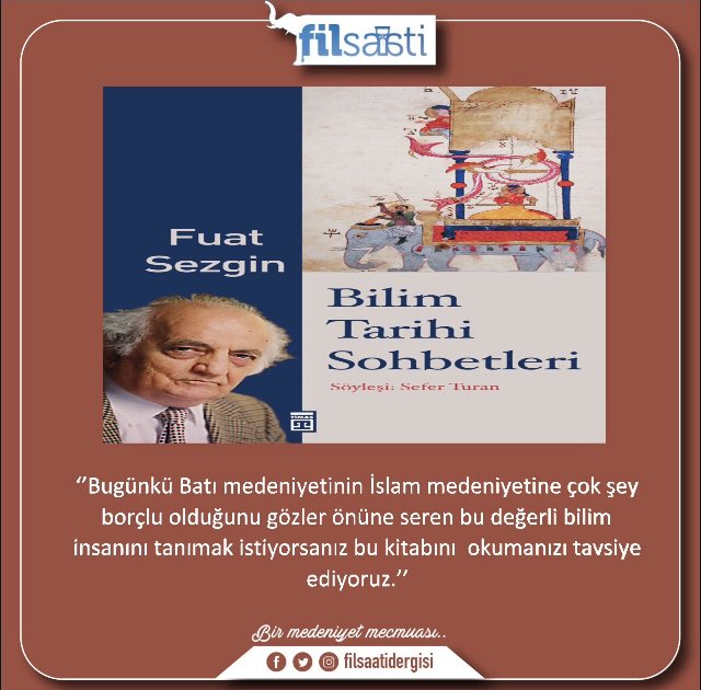 Filsaati kitaplığı:
“Müslüman bilim adamlarının dünya bilim tarihine katkılarını öğrenmek istiyorsanız okumanızı tavsiye ederiz”
<a href="/timasyayingrubu/">Timaş Yayın Grubu</a> #fuatsezgin #bilim <a href="/timastarih/">Timaş Tarih</a> #dünya