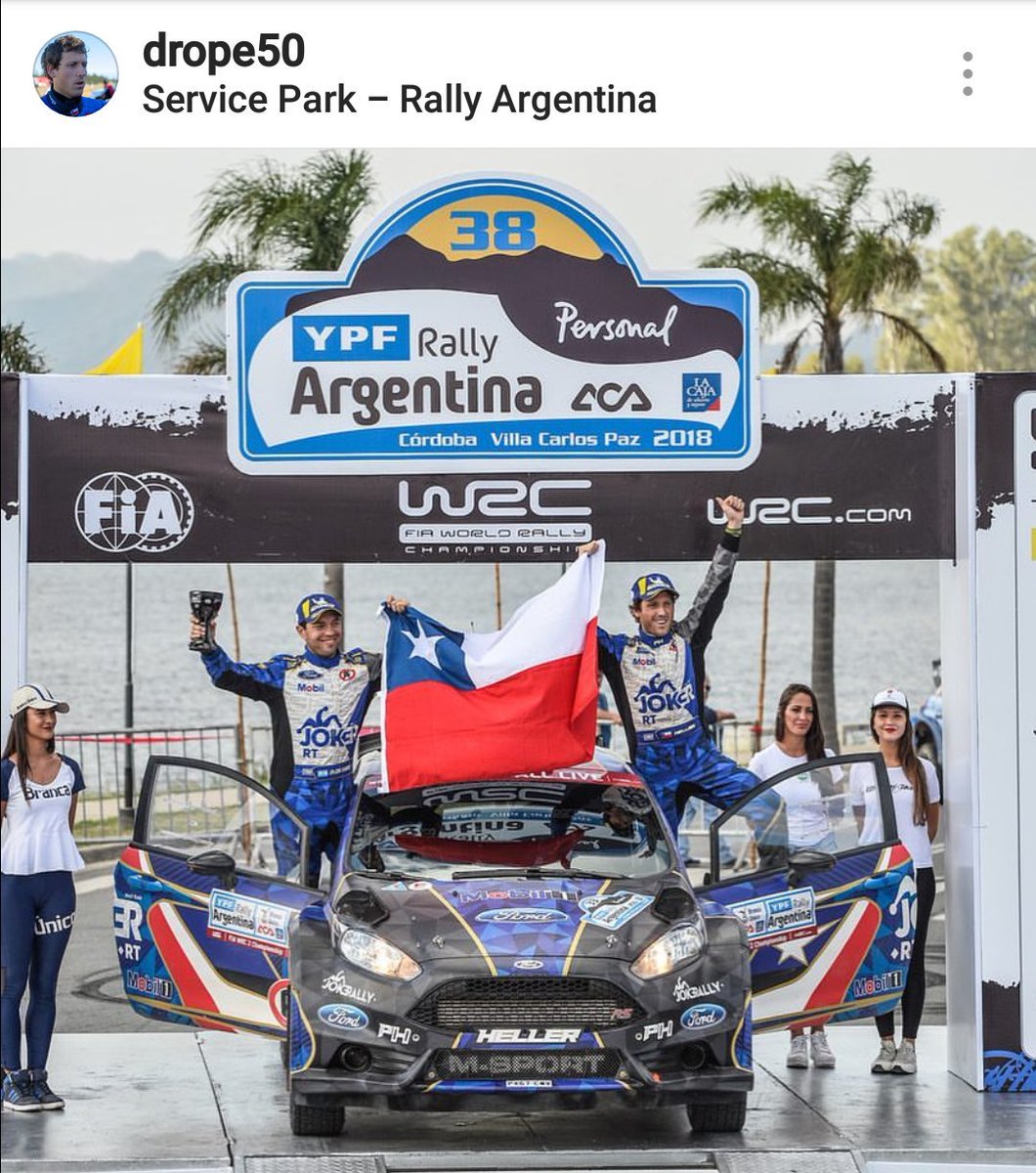 Pedro Heller cumplió una gran actuación en la fecha en Córdoba del Mundial de Rally: por segunda vez se subió al podio del WRC2, luego de los 344 kilómetros en las 18 especiales, en 4to día de carrera. Atención <a href="/RallyMobilChile/">RallyMobil</a> <a href="/kantor_pauline/">Pauline Kantor Pupkin</a> <a href="/GobiernodeChile/">Gobierno de Chile</a> <a href="/INDChileOficial/">IND Chile 🇨🇱</a>