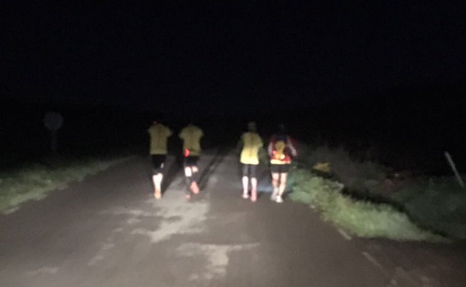 🎗🎗Ara mateix hem començat el tram 1 del sector 12, camí de Soto del Real! Si tot continua igual arribarem a les 8:00 h del matí! #KMSxlaLLIBERTAT