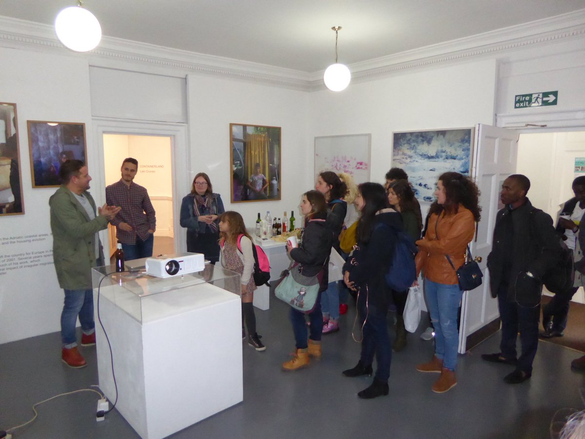 PaCCSfest's tweet photo. A massive THANK YOU to all who came to our closing event at @Studio44AD! And a huge THANK YOU to Seba Kurtis for such an engaging talk! Thank you Seba for letting us know more about your background and the fascinating stories behind your photographs! #PaCCSfest @Conflict_PaCCS https://t.co/3WBqbIQcfW