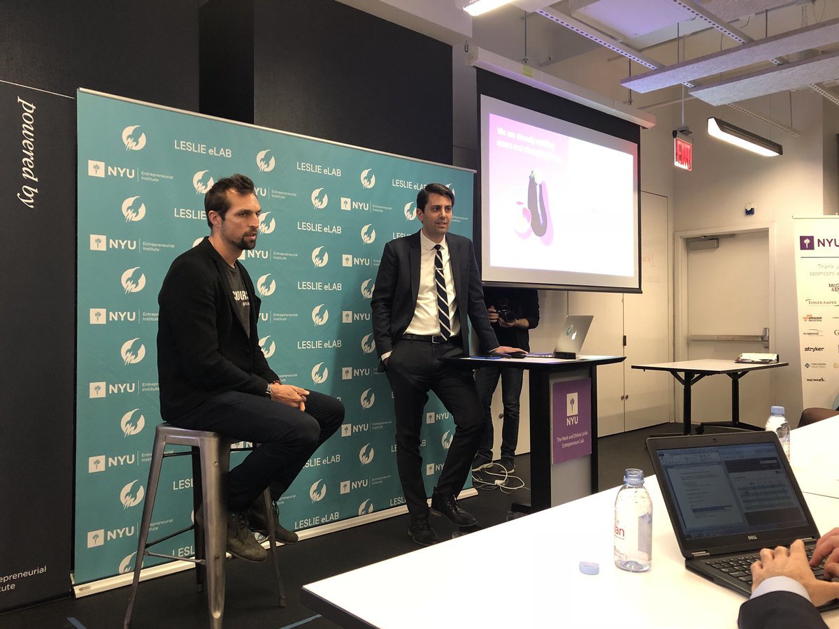 DrRastinehad's tweet photo. Thank you @NYUEntrepreneur for allowing us the opportunity to participate in the pitch fest.  Special thanks to Dee Dao.  @biemteam takes home the User and VC choice award for the evening.  @NatalieHBrito https://t.co/JrPjt0BlY3