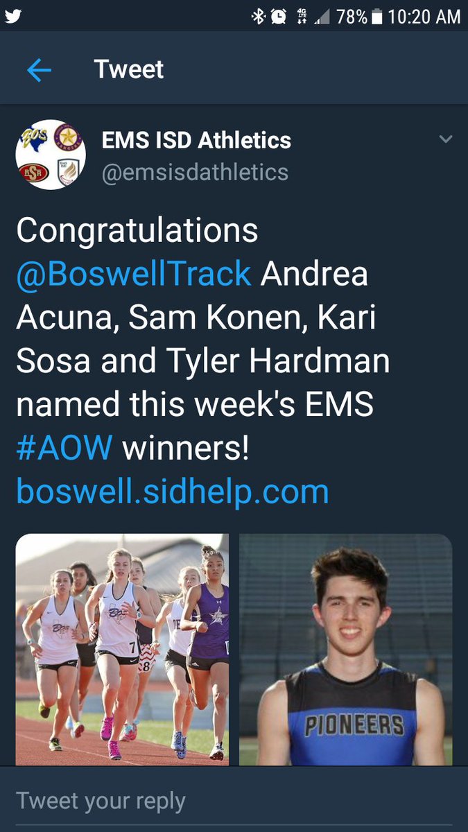 TC_Konen's tweet photo. What a great season this girl had! Super proud of you Sam. You worked hard &amp; met all of your goals. Thanks to all our family and friends for supporting Sam. Onto XC 💙👟💙 #eliteheat #jesuit #texasrelays #area #regionals https://t.co/waCCoM7vWm