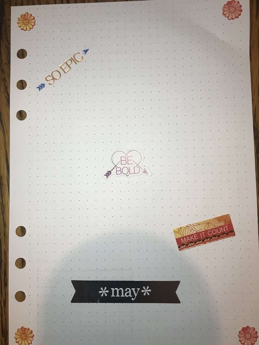 blackandbujo's tweet photo. May is inspired! #bujo #bujocommunity #planning https://t.co/LHS5rOkZ4s