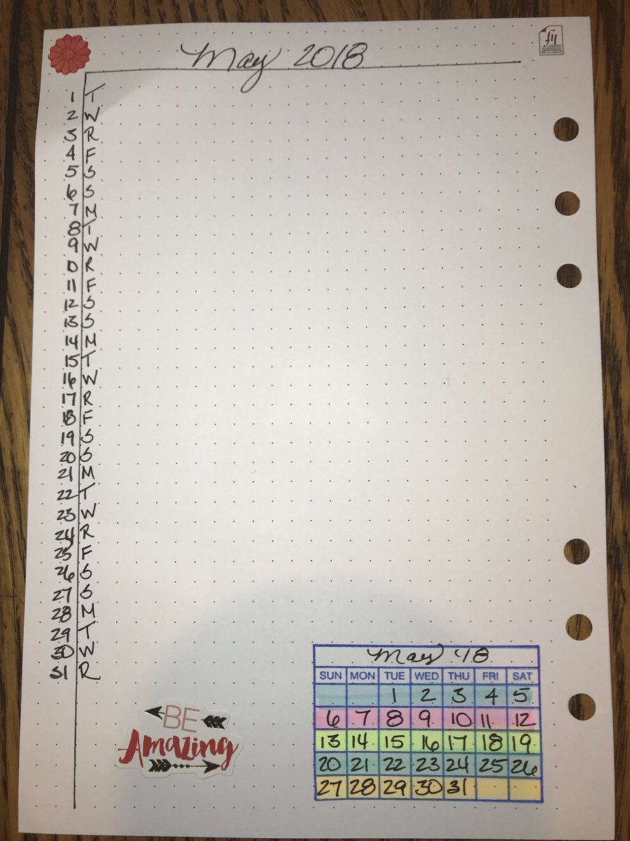 blackandbujo's tweet photo. May is inspired! #bujo #bujocommunity #planning https://t.co/LHS5rOkZ4s