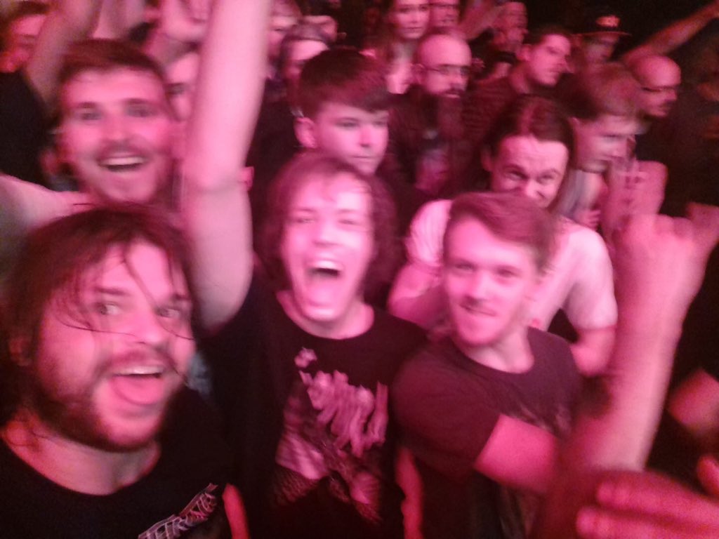 Dan29Jordan's tweet photo. Probably the most aggressive birthday party I've ever been to! 🤘(Shoes didn't survive tho) 😂 - #ExShoe
HUGE Cheers to @ckymusic @dankojones and @Skindredmusic 🤘You put on an amazing show and a birthday to remember! Thanku all!!! #KILLTHEPOWER https://t.co/ghwSlQumsi