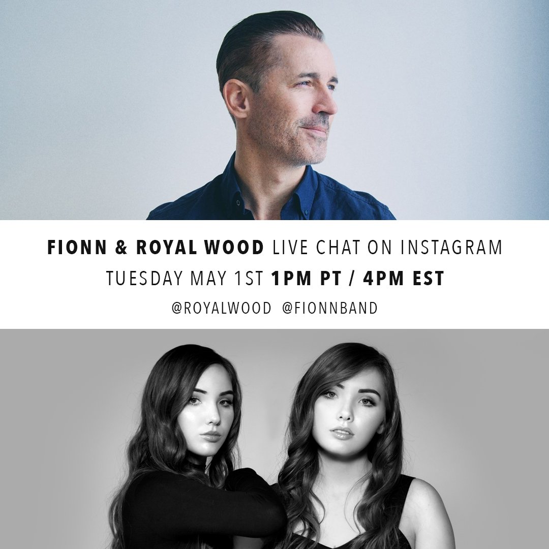 RoyalWood's tweet photo. The #EverAfterTheFarewell Tour kicks off May 7 & I can’t wait to see all of you across Canada! My special guests @fionnband & I will be doing a live chat Tues at 4pm EST on Instagram. Submit questions by using #AskRoyal & we’ll answer as many as we can. https://t.co/M2YTpa1DA9 https://t.co/5adqGWXqWA