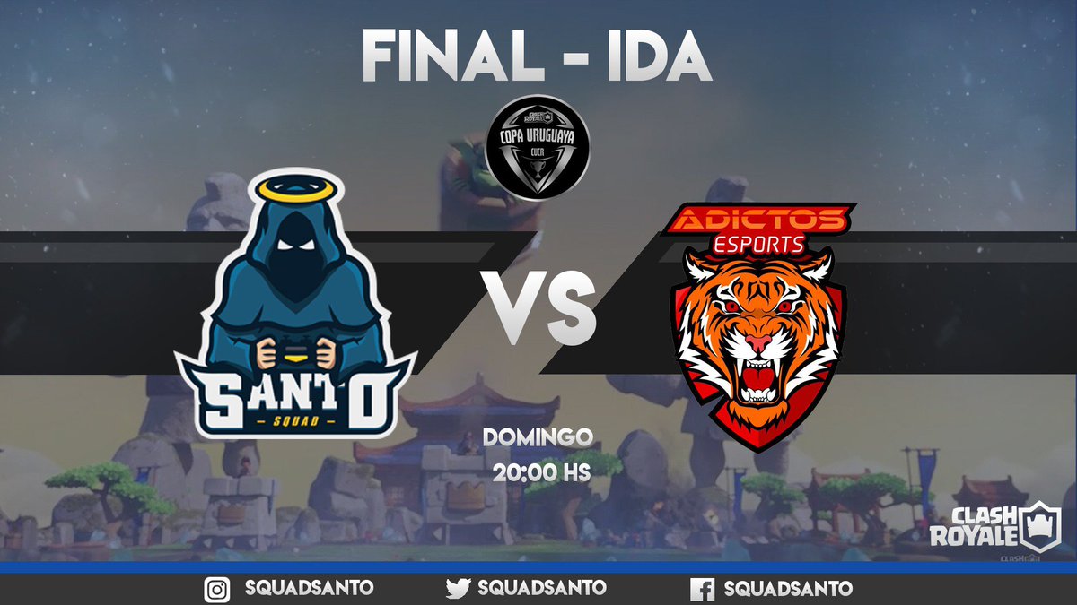Estamos en Directo ‼️

Final Ida por la <a href="/CopaUruguayaCR/">CUCR</a> 

<a href="/SquadSanto/">Santo Squad</a>  🆚 <a href="/Adictos_eSports/">Adictos eSports</a> 

Canal 👇
📺twitch.tv/tukenpitaloco