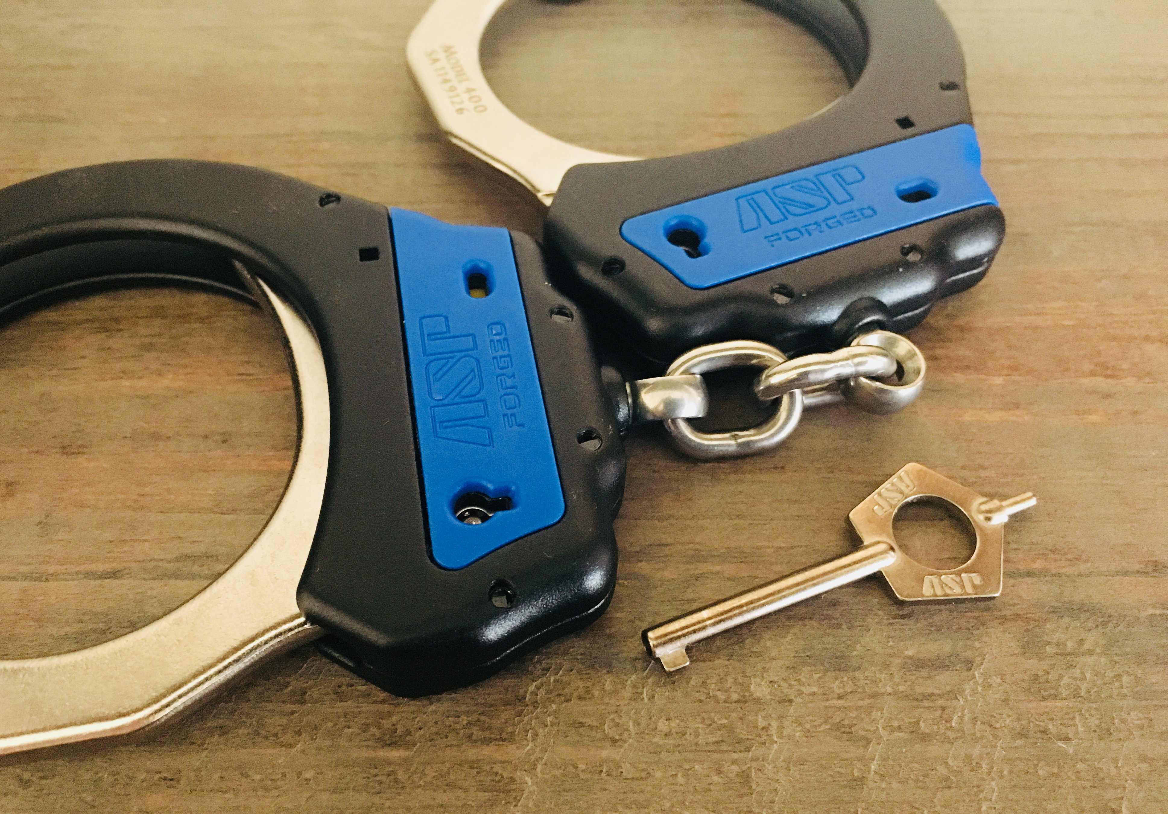 ASP Blue Line  Handcuffs 