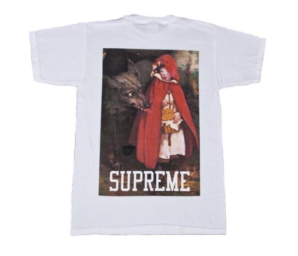 supreme red riding hood tee