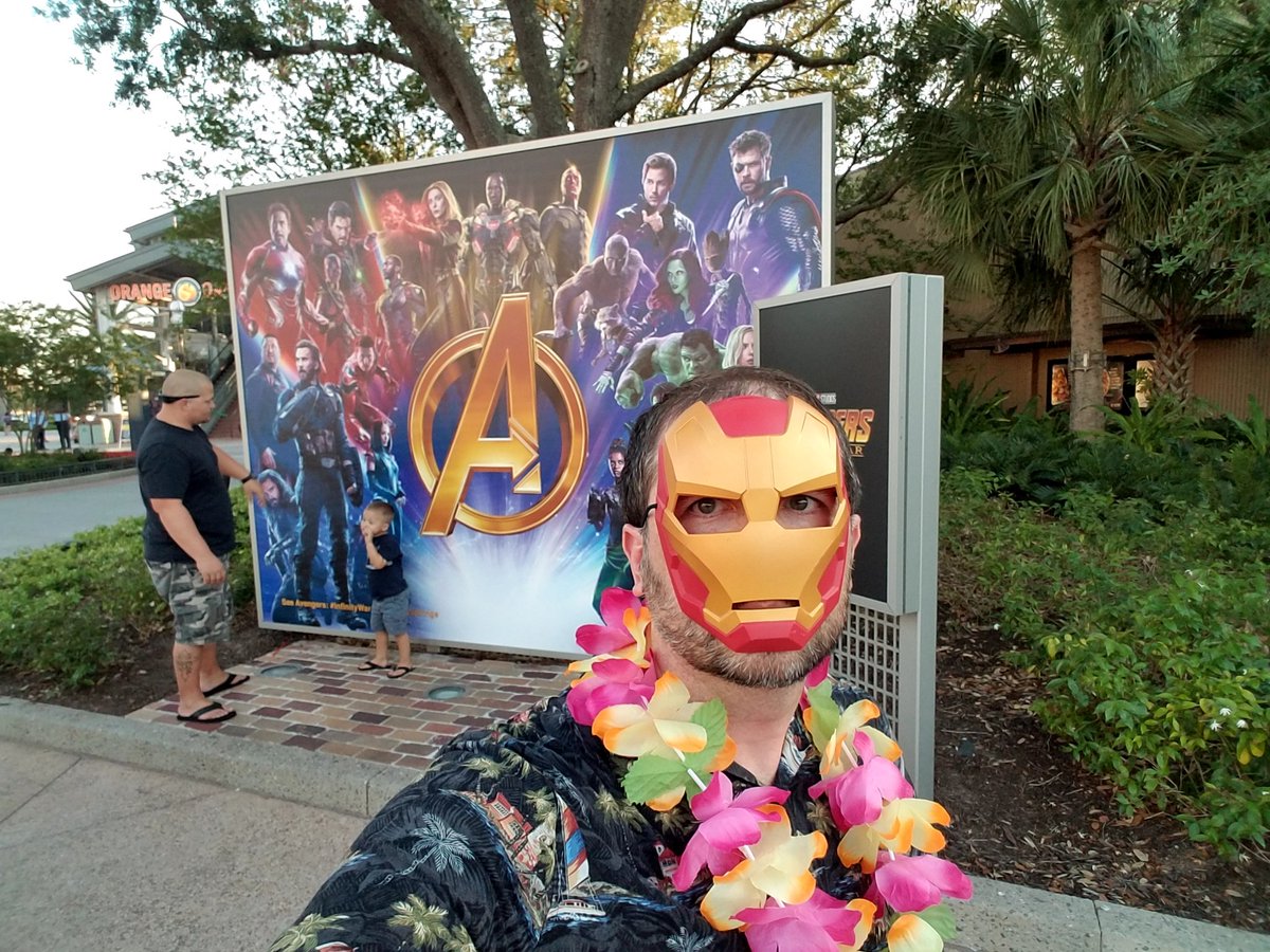 WDWJim's tweet image. #IronmanOnVaca 
#AvengersInfinintyWar