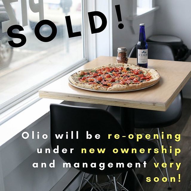 createolio's tweet photo. Olio is coming back better than ever!
We will be opening up again very soon under new ownership and management. We just need to close down for a quick bit while we dot our 'I's and cross out 't's and make sure everything goes as smooth as possible.
We don't want to miss a be… https://t.co/aQcXY9w44C