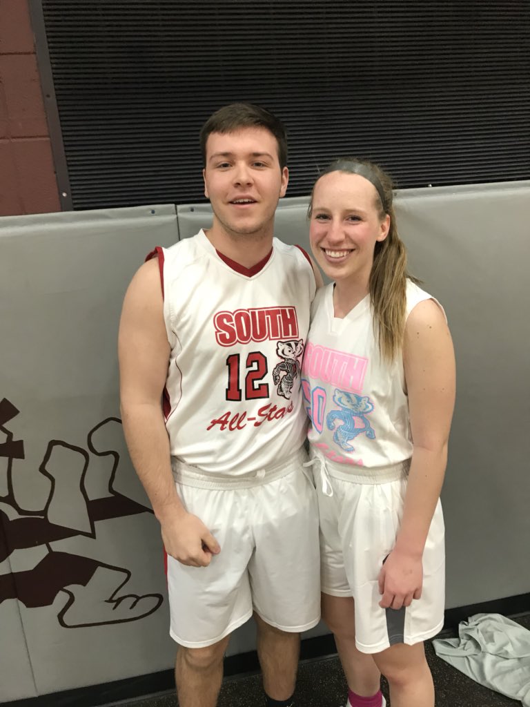 srallstargames's tweet photo. Congrats to our 2018 Boys and Girls Combo Shooting Contest winners; Cassidy Bach and Max Fernholz from Stoughton. https://t.co/EAvWmzMA87