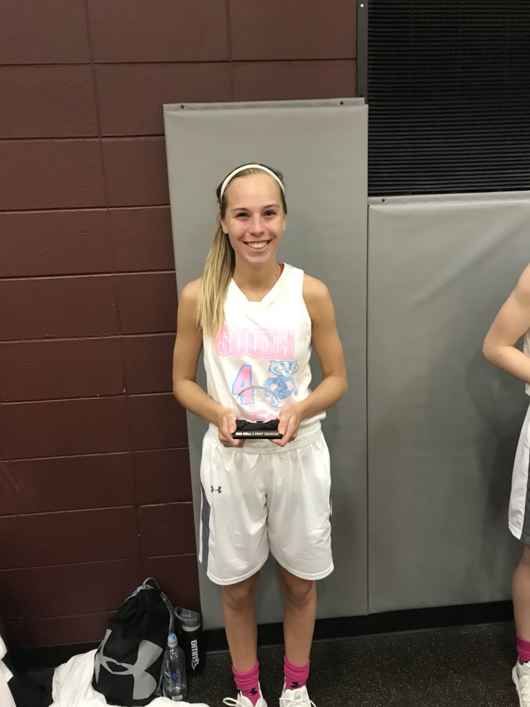 srallstargames's tweet photo. Congrats to our 2018 Girls 3 Point Competition Champ Rachel Roehrig from Edgewood. https://t.co/ic4J53Xu0H