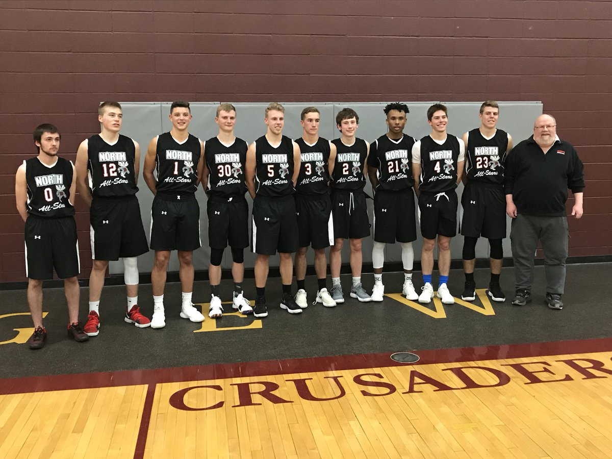srallstargames's tweet photo. A huge Thank You to the 2018 Boys North Senior All Star team.  Congratulations on great careers!! Best of luck on the next part of your journey!! https://t.co/wFOETv08Sk