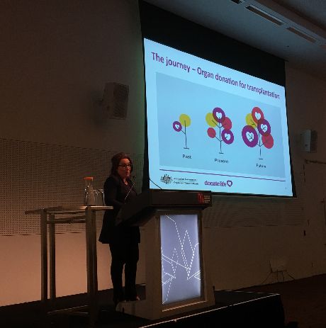 Our CEO Lucinda Barry today talked about the past, present and future of organ and tissue donation &amp; transplantation at the #tsanzconf 2018. Thanks <a href="/TSANZ_txsoc/">TSANZ</a> for putting on another excellent conference.