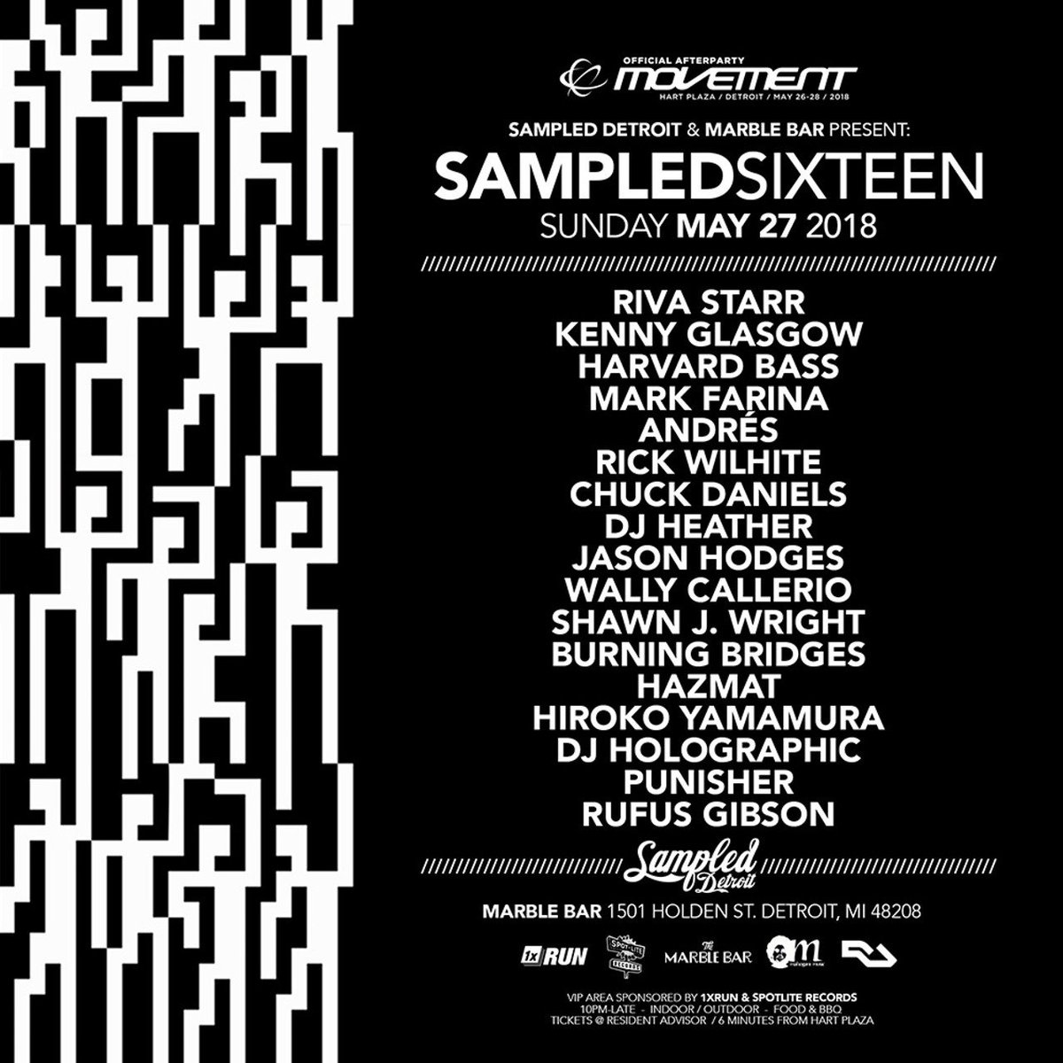 djheather's tweet photo. #OneMonthFromToday #SunMay27th @MovementDetroit #OfficialAfterPartyAction #SampledSixteen @Sampledd3troit @marbledetroit Rockin' for b2b the first time with homie @djmarkfarina #StackedAndPackedWithTonsOfBackToBacks #Detroit 💪🎉 https://t.co/4ooNlAwsnw