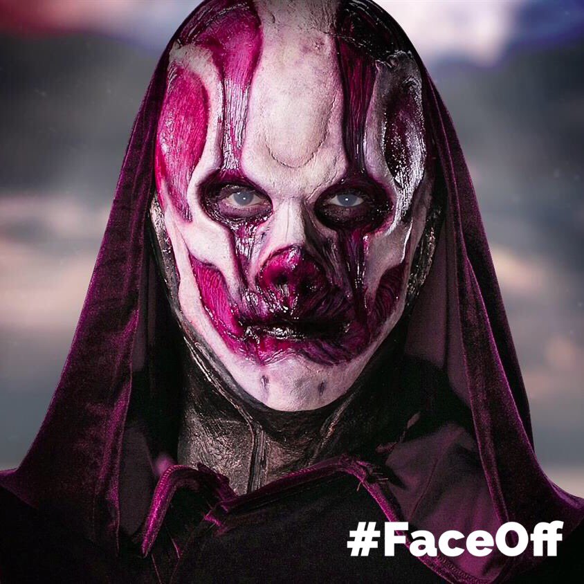 MissionControlM's tweet photo. #FaceOffFlashback: Evan won the #FourHorsemenOfTheApocalypse challenge with his take on Death. #FaceOff #FaceOff2018 #FaceOff9 #season9 #FaceOffReturns #FaceOffWillReturn https://t.co/8FeuGlACrg
