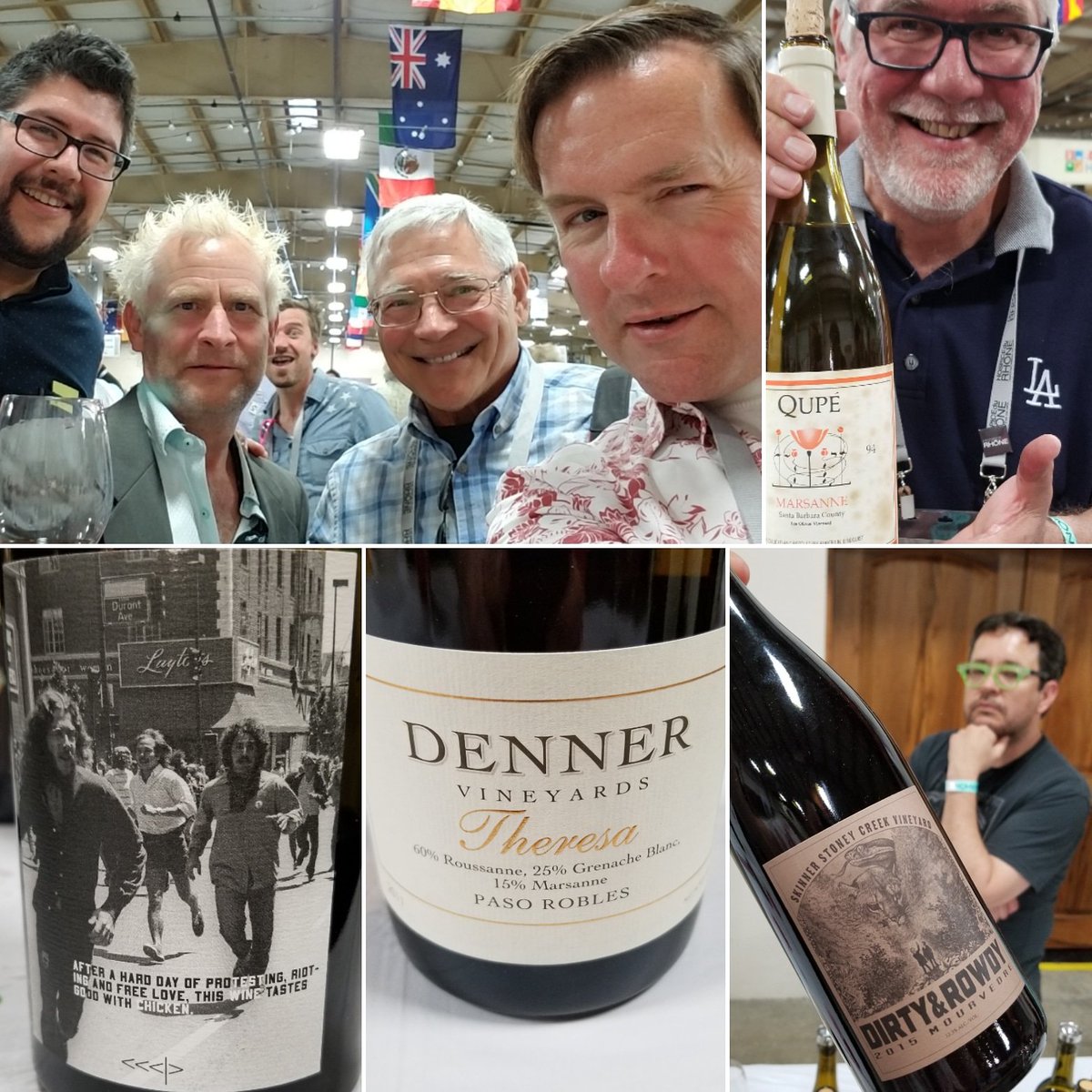 SawyerSommelier's tweet photo. Sucking in the greatness of some of the world's finest wines at the 22nd Annual #HospiceduRhone in #PasoRobles Pt. 1!
#HdR2018 #HdRPaso #Rhonewine #SawyerSomm #MyWineSociety #SOMMJournal #TastingPanelMagazine #letsdrinkthis https://t.co/Oanp3aBvhp
