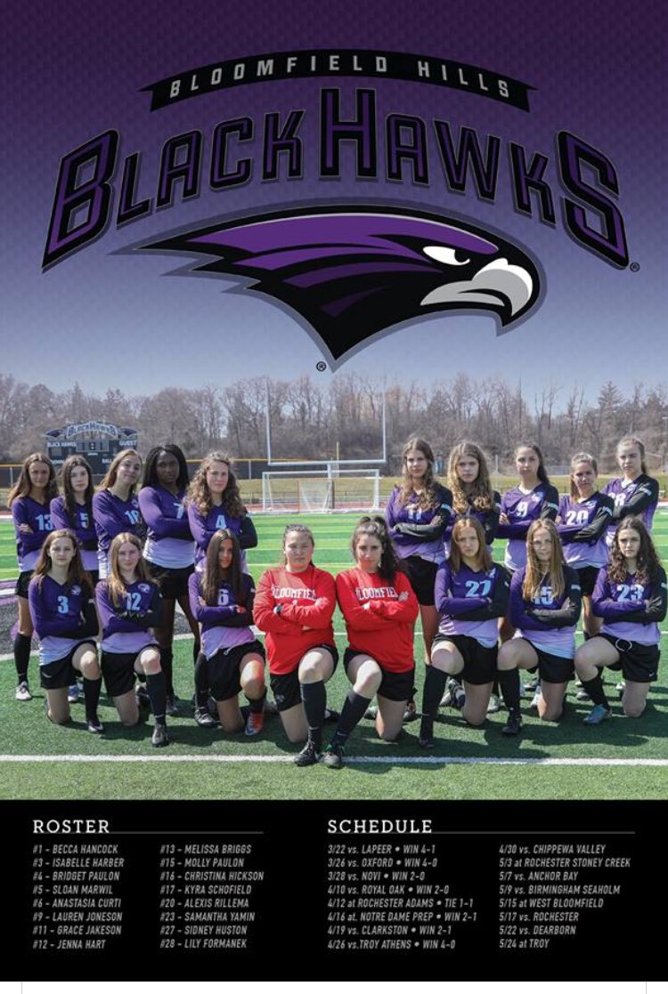 "COMMUNITY FUN"  come tomorrow night and see our undefeated <a href="/BHHS_GrlsSoccer/">BHHS Girls Soccer</a> team at home on community night. Lots of events for the kids and a talented bunch on the field <a href="/Becca_Hancock18/">Becca</a> <a href="/bridget_paulon/">bridget paulon</a> <a href="/mkpaulon02/">molly paulon</a> <a href="/KathrynPaulon/">Kathryn Paulon</a> <a href="/Kyra_Schofield/">kyra</a> <a href="/bhschools/">Bloomfield Hills Schools</a> @bhhs_pto