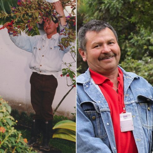 QuintaBolivar's tweet photo. #Museumweek En la @QuintaBolivar nuestro Jardinero Huguito Pedraza lleva cuidando y protegiendo los jardines patrimoniales por más de 30 años y se podría decir que es la encarnación de Jose Maria Alvarez el Hortalero del Libertador #professionsMW https://t.co/f5OwdxPAue