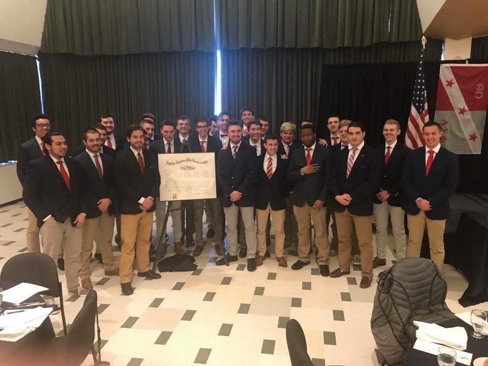 alphasig_uwm's tweet photo. It’s official brothers! This past weekend the UWM Alpha Sigma Phi fraternity officially chartered. I’d like to take a moment to reflect on everything we’ve accomplished as brothers, and each and every person brother or not that has helped us get to this point. Brothers for life! https://t.co/4AIU5IuiJH